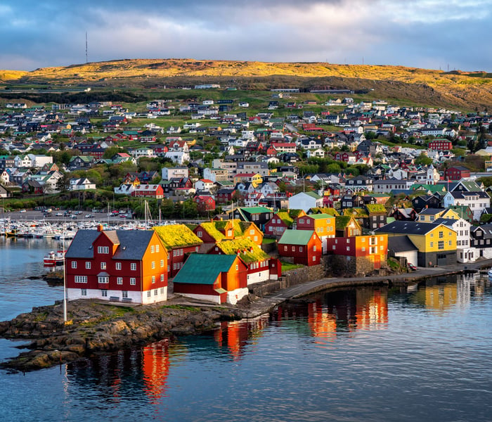 Torshavn in the Faroe Islands, a popular northern europe cruise port