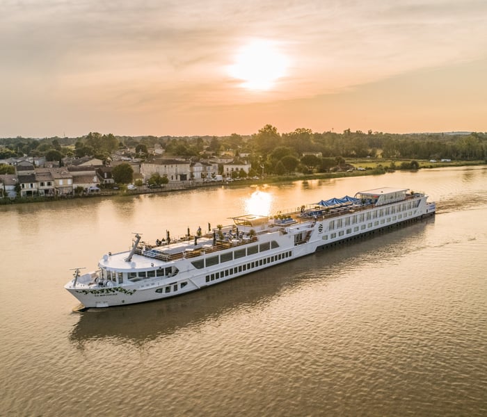 Uniworld's S.S. Bon Voyage in Bordeaux
