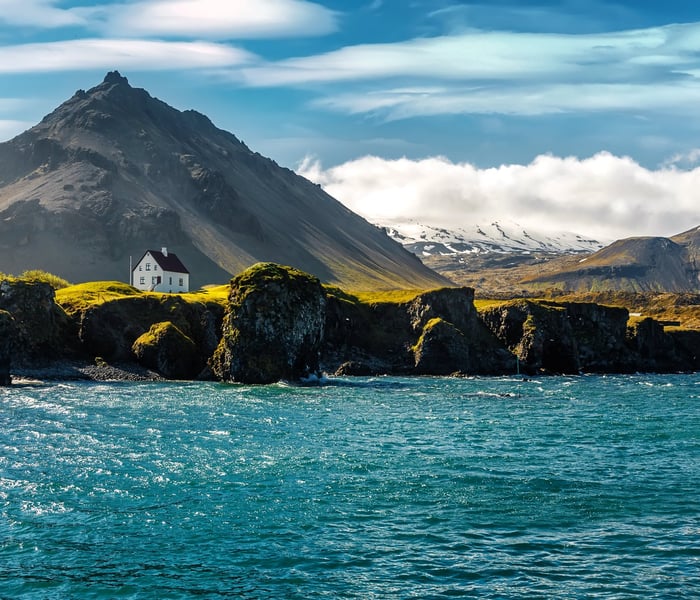 Arnarstapi Village in the Snaefellsnes Penninsula