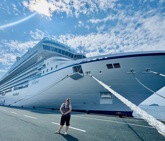 Hayley on Oceania's Allura