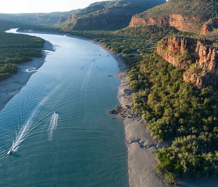 Porosus Creek, Hunter River, the Kimberley Australia
