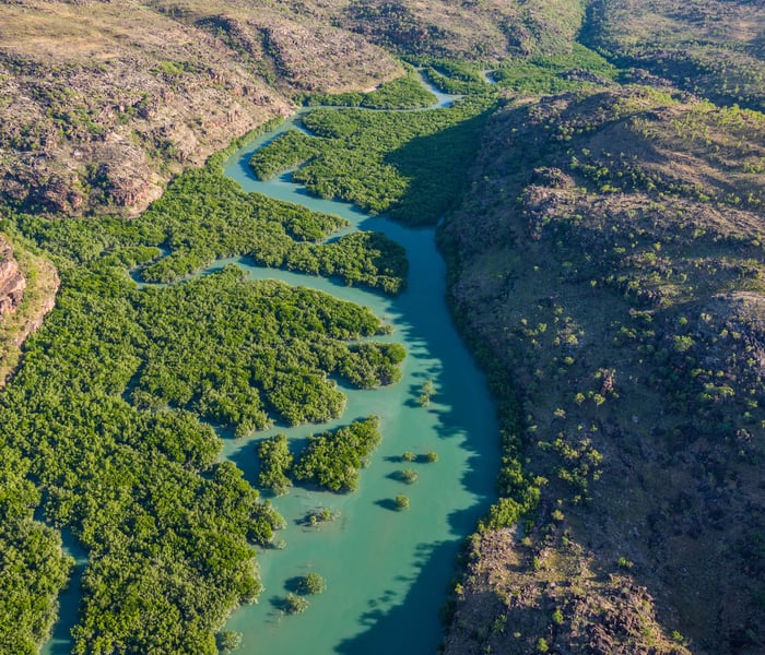 Prince Frederick Harbour, Hunter River, the Kimberley Australia