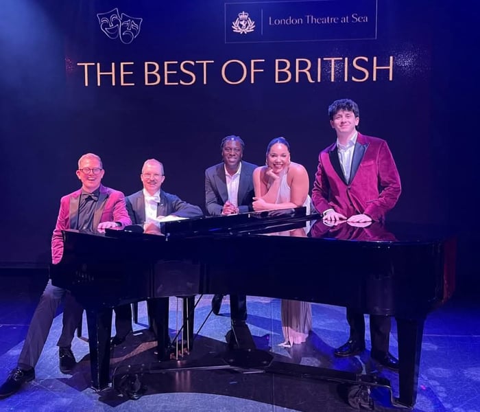Performers on stage