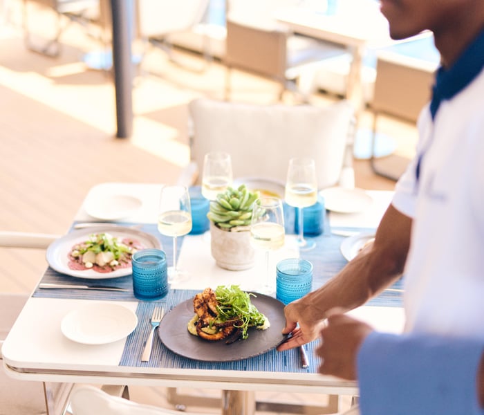 Dining on Evrima, The Ritz-Carlton Yacht Collection