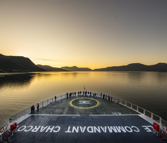 Helipad, Ponant's Le Commandant Charcot