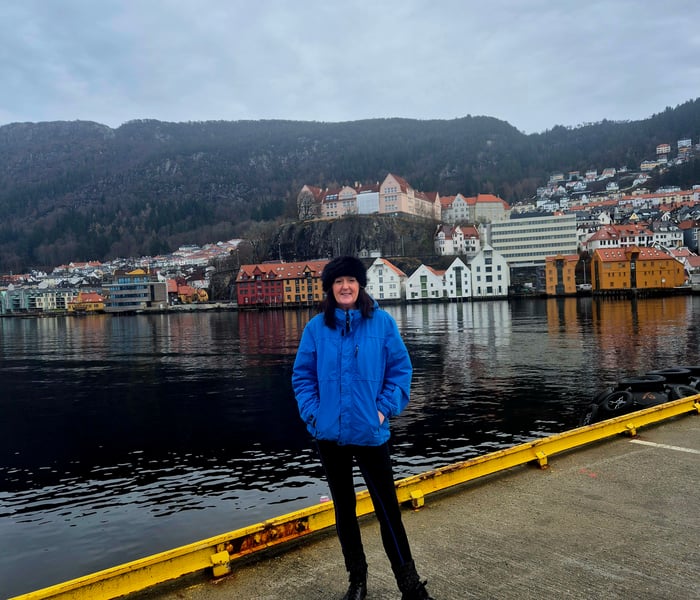 heather in Bergen visited on Hapag-Lloyd Cruises' Hanseatic Spirit in the Arctic