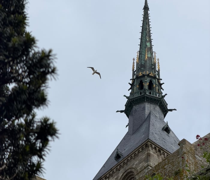 Abby Spire at Mont Saint Michel