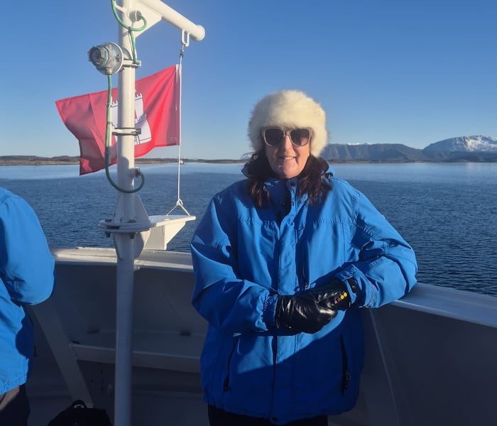 Heather on Hapag-Lloyd Cruises' Hanseatic Spirit in the Arctic