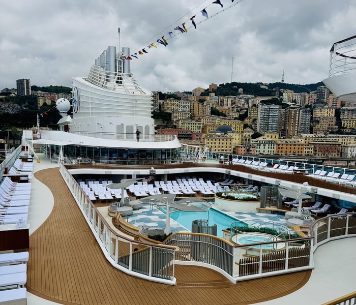 Pool on Oceania's Allura