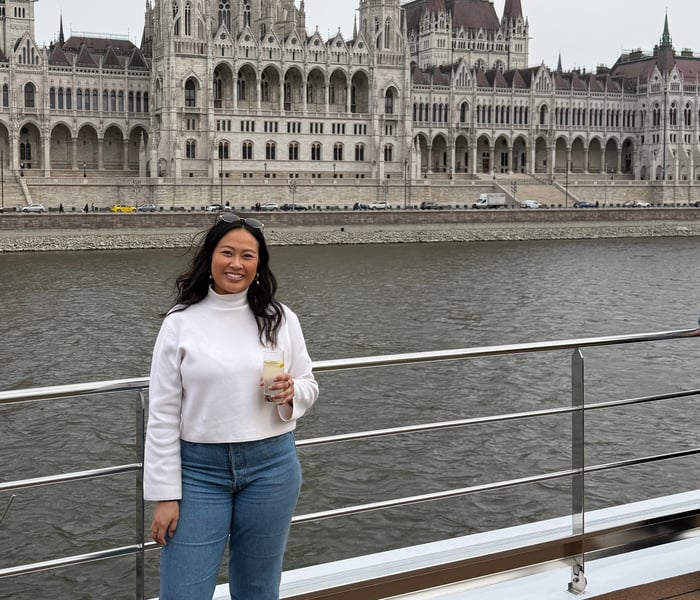 melina at the CLIA river conference budapest