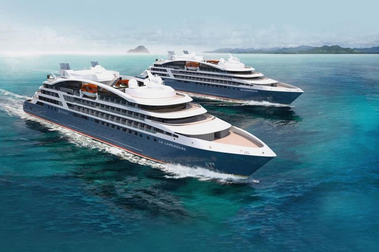Ponant's Explorers, part of a new generation of more eco-friendly cruise ships