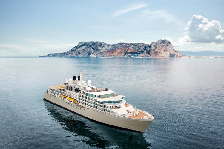 Crystal Endeavor, now owned by Silversea and renamed Silver Endeavour