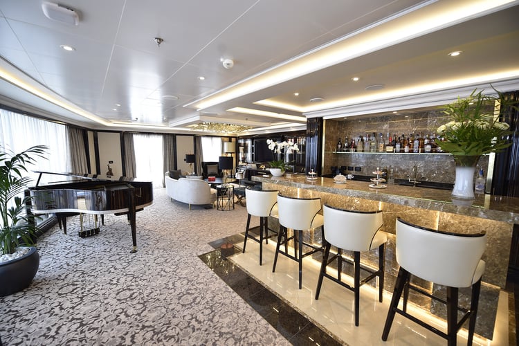 The luxurious Regent Suite on Seven Seas Explorer