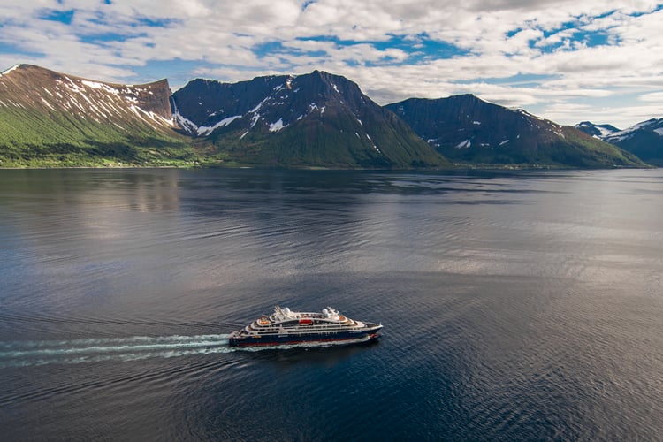 Ponant Cruises - Le Lapérouse in Alesund, Norway 2018