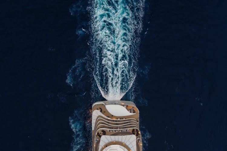 Silversea's Silver Ray at sea