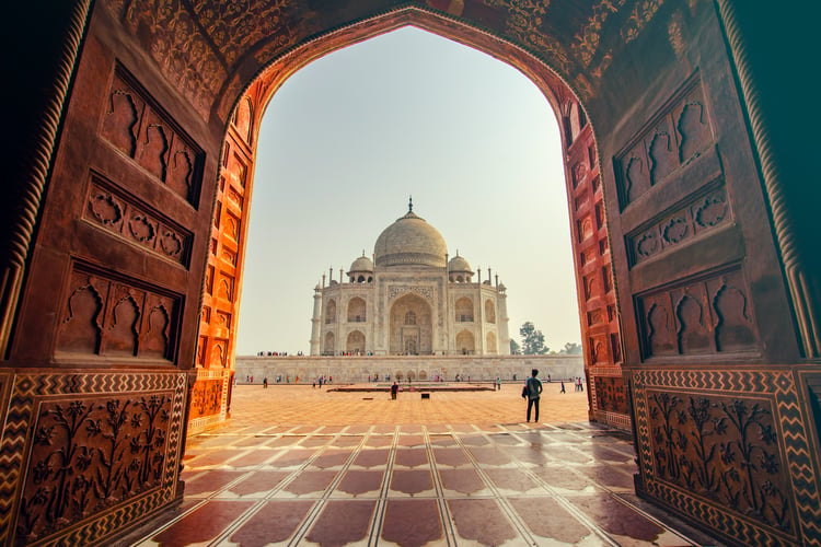The Taj Mahal, a top choice for a cruise and stay combination
