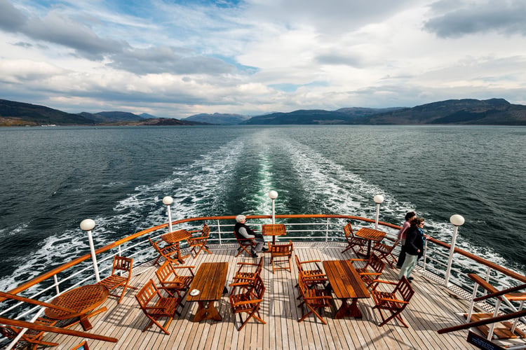 Sky Deck on board Hebridean Princess