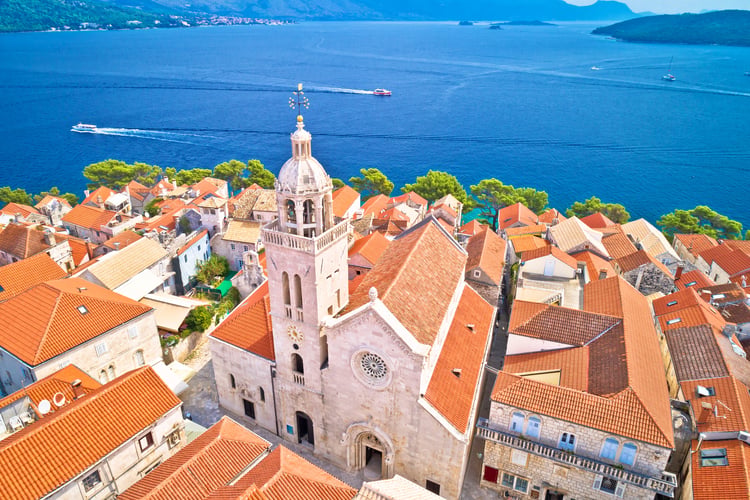 Korcula, one of the highlights of a cruise to Croatia and the Adriatic