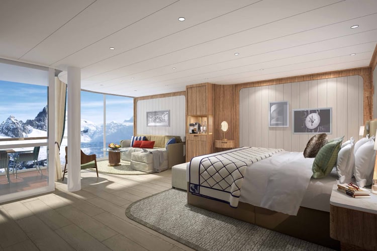 Seabourn Venture preview - Panorama Suite artist's impression