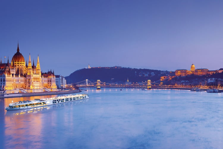 Scenic river cruise in Budapest, a different experience to an ocean cruise