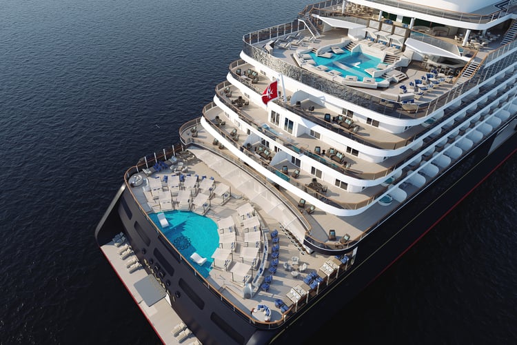 The first ship from new cruise line Explora Journeys, headed up by CEO Michael Ungerer