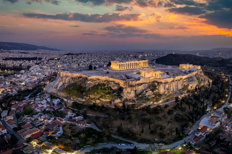 Acropolis in Athens, Greece