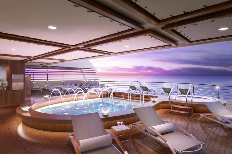Seabourn Cruises - Seabourn Encore aft pool