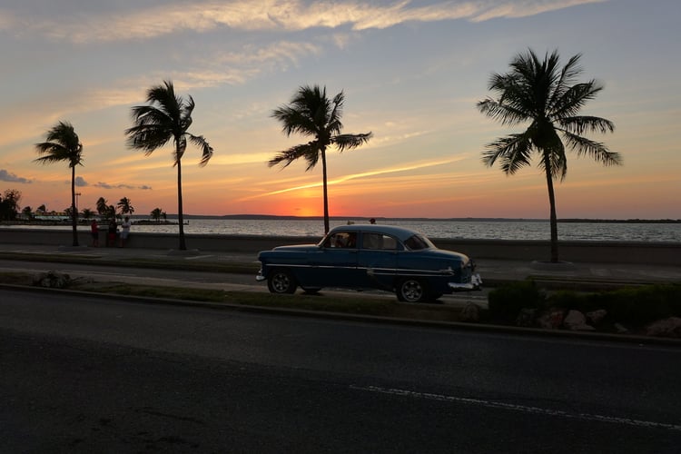 Sunset over the Malecón, Havana - One of the highlights of a Cuba cruise