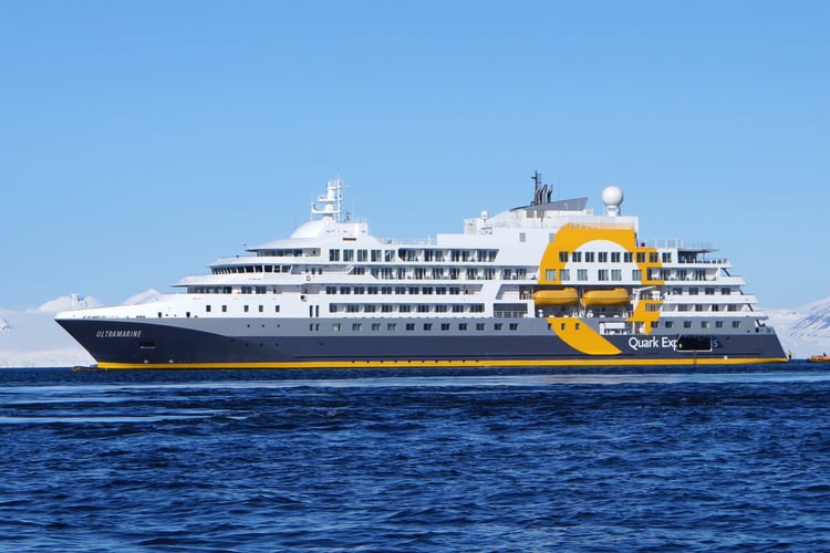 Quark Expeditions' Ultramarine in Svalbard, the Arctic