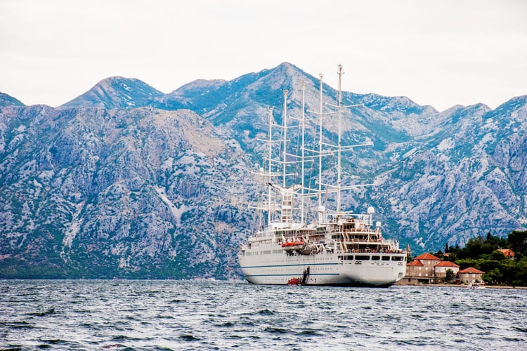Wind Surf in Kotor, Montenegro
