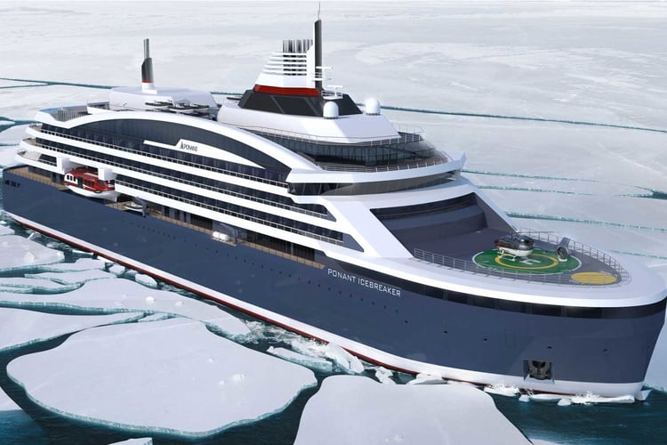 Ponant's Icebreaker, one of five new ships in the pipeline
