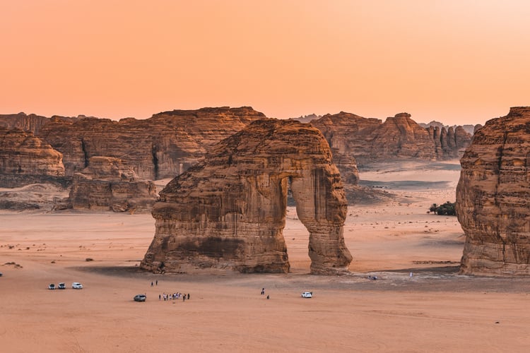 Hegra, Saudi Arabia, one of the highlights of a cruise around the Arabia Peninsula