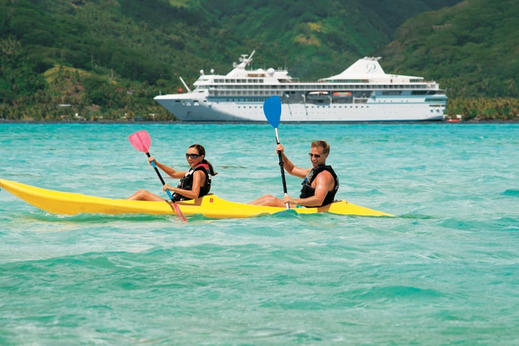 Paul Gauguin Cruises, one of the best choices for a honeymoon or romantic cruise