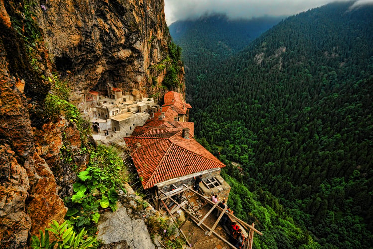 Sumela monastery, a highlight of some of the best Black Sea cruises