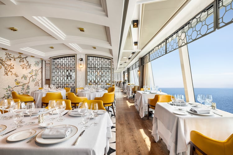 Toscana Restaurant on Oceania's Allura