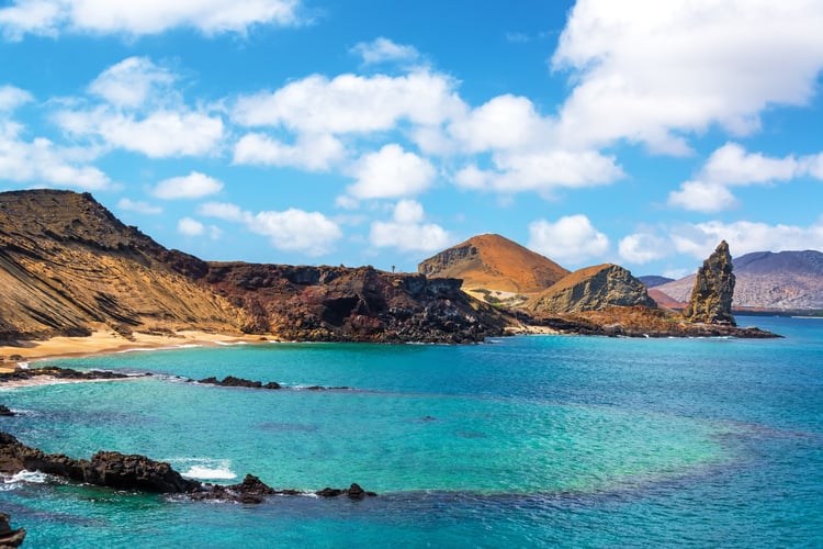 Underwater Crater on Bartolomé Island, Galápagos