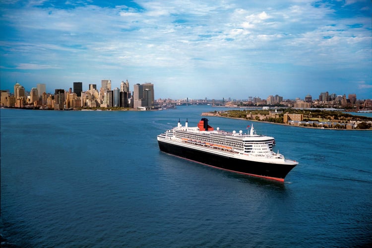 Cunard Queen Mary 2 in New York