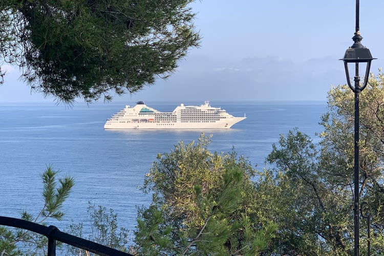 Seabourn Ovation, offshore from Monte Carlo