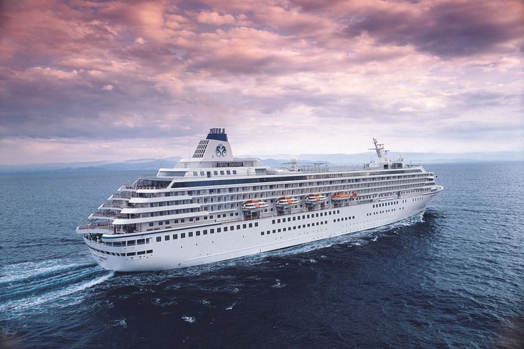 Crystal Symphony at sea