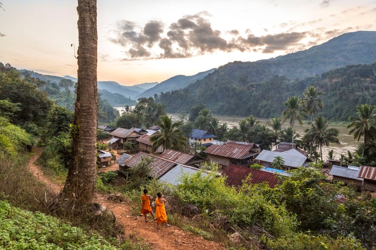 River cruise on the Upper Mekong, Laos