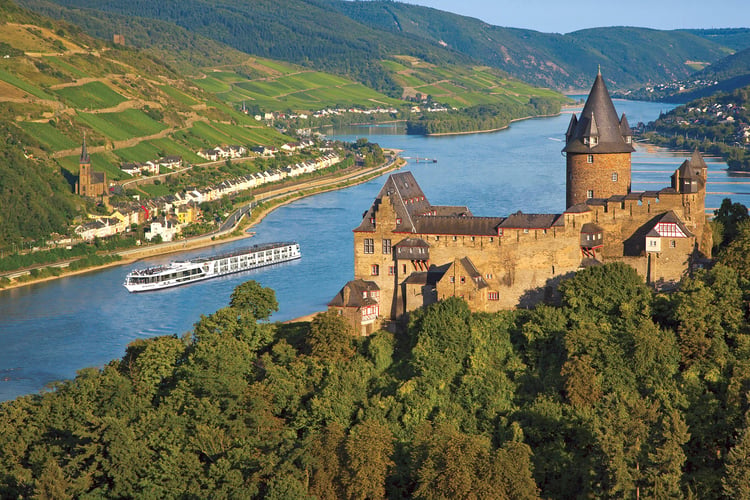 A Scenic river cruise on the Rhine