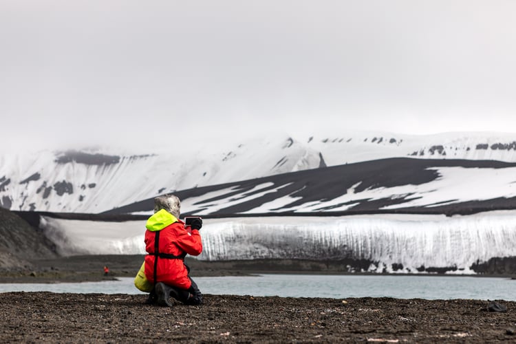 Smartphone photography on a Hurtigruten expedition cruise in Antarctica