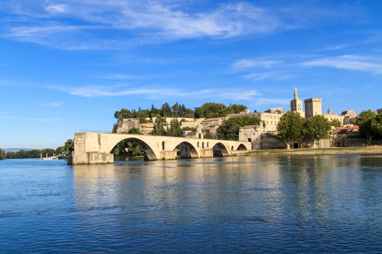 Avignon, France, one of the highlights of a Rhone and Saone river cruise