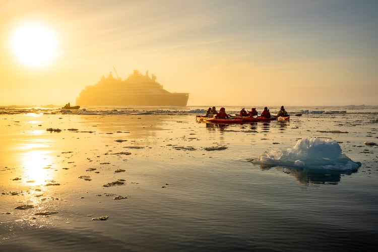 Le Commandant Charcot, a new expedition cruise ship using hybrid technology to tackle climate change