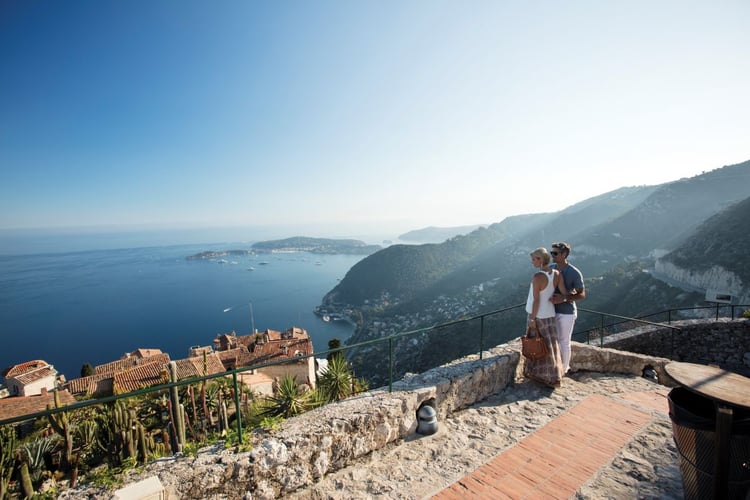 Regent Seven Seas guests in Eze, France