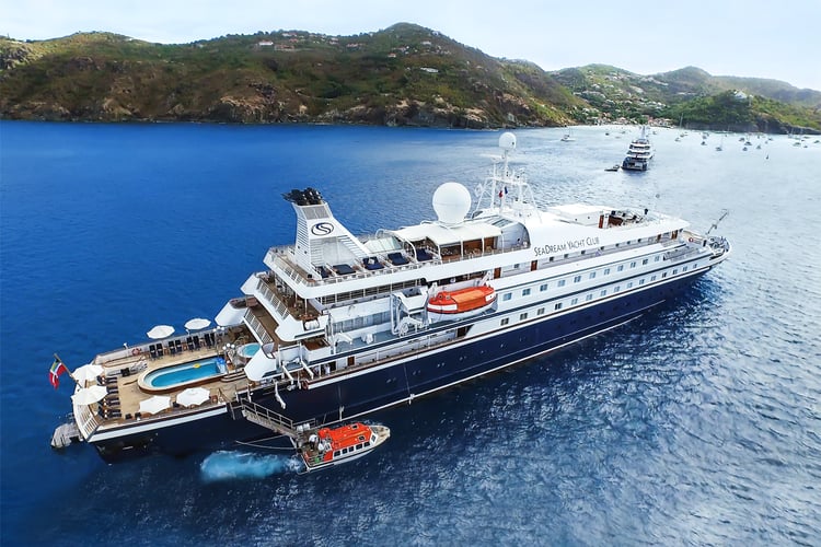 A small ship cruise on board SeaDream in the Caribbean