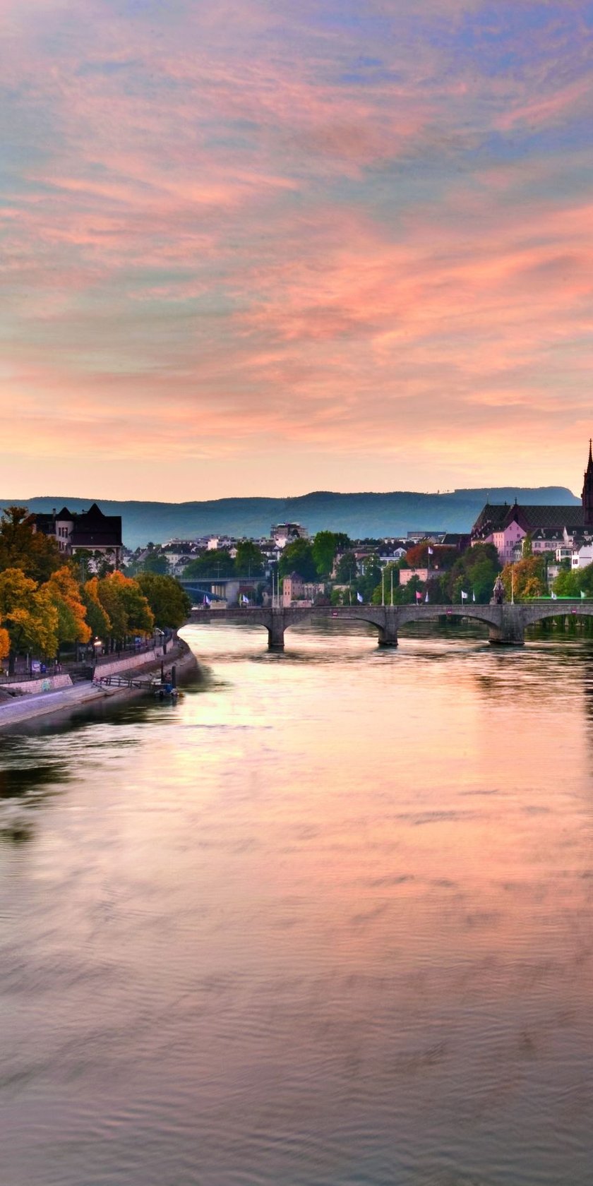 River Rhine Basel Switzerland