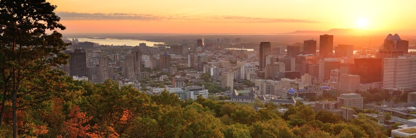 Montréal at dusk
