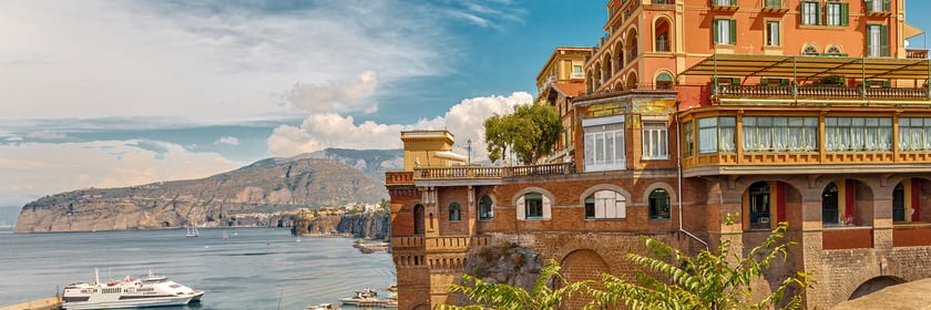 Sorrento harbour, Italy