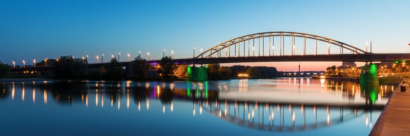 John Frost Bridge in Arnhem, Netherlands